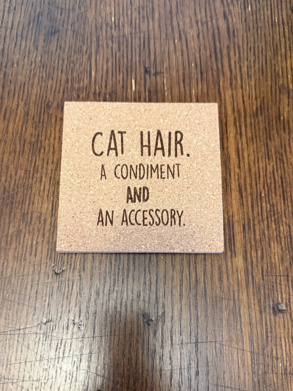 Cat Lady Cork Coaster Set of 4 | BRAND NEW